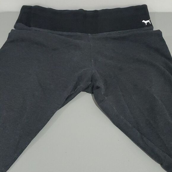 PINK yoga black and grey medium leggings - Picture 5 of 7